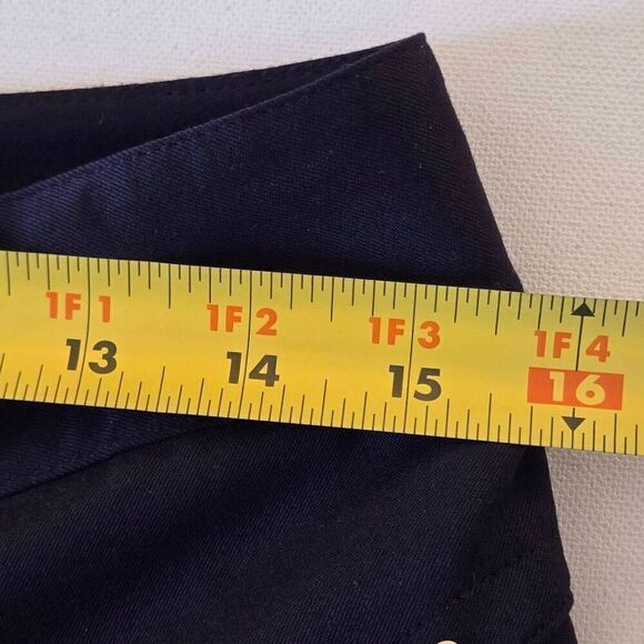 Bette and Court Womens Polyester Zip Closure Golf Capris Pants Black Size 6 - Picture 10 of 14